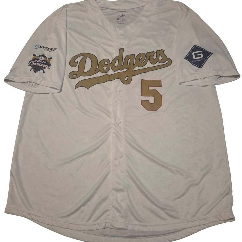 Los Angeles Dodgers Freddie Freeman #5 World Champions Exclusive Jersey XL